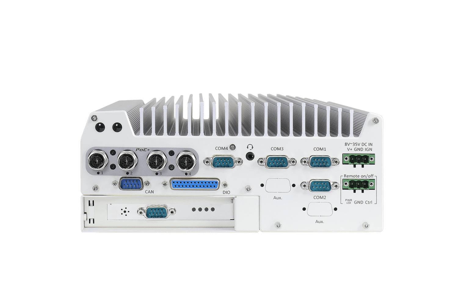 Neousys Nuvo-7250 hinten