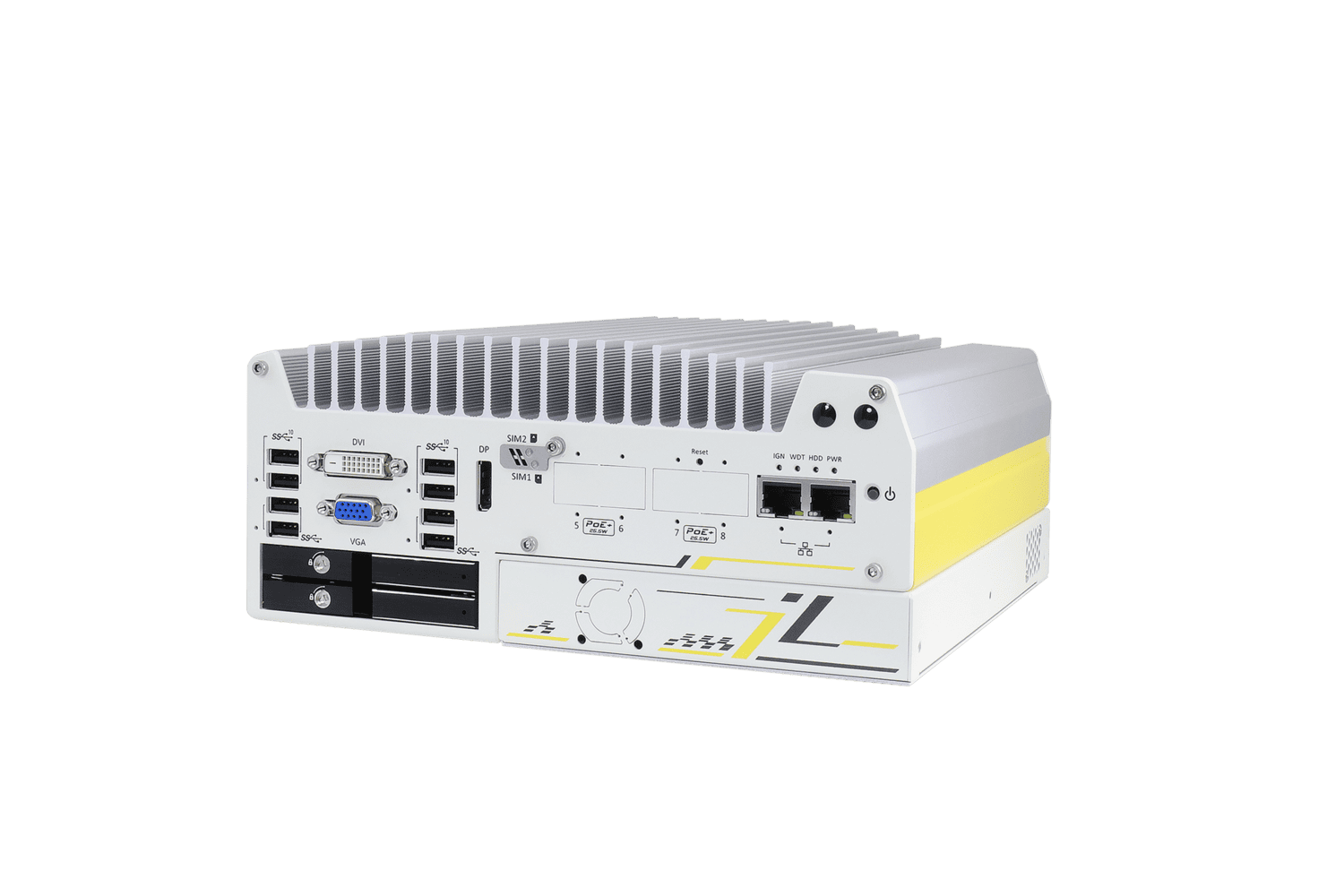 Neousys Nuvo-7250 Vorne