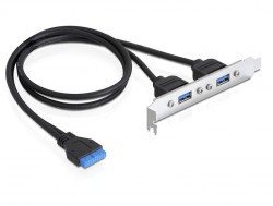 Neousys MiniPCIe USB 3.0 upgrade kit Kabel und Blende